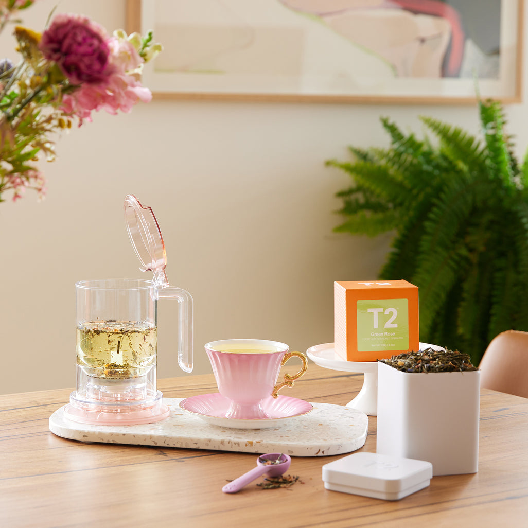 T2 Green Rose Loose Leaf