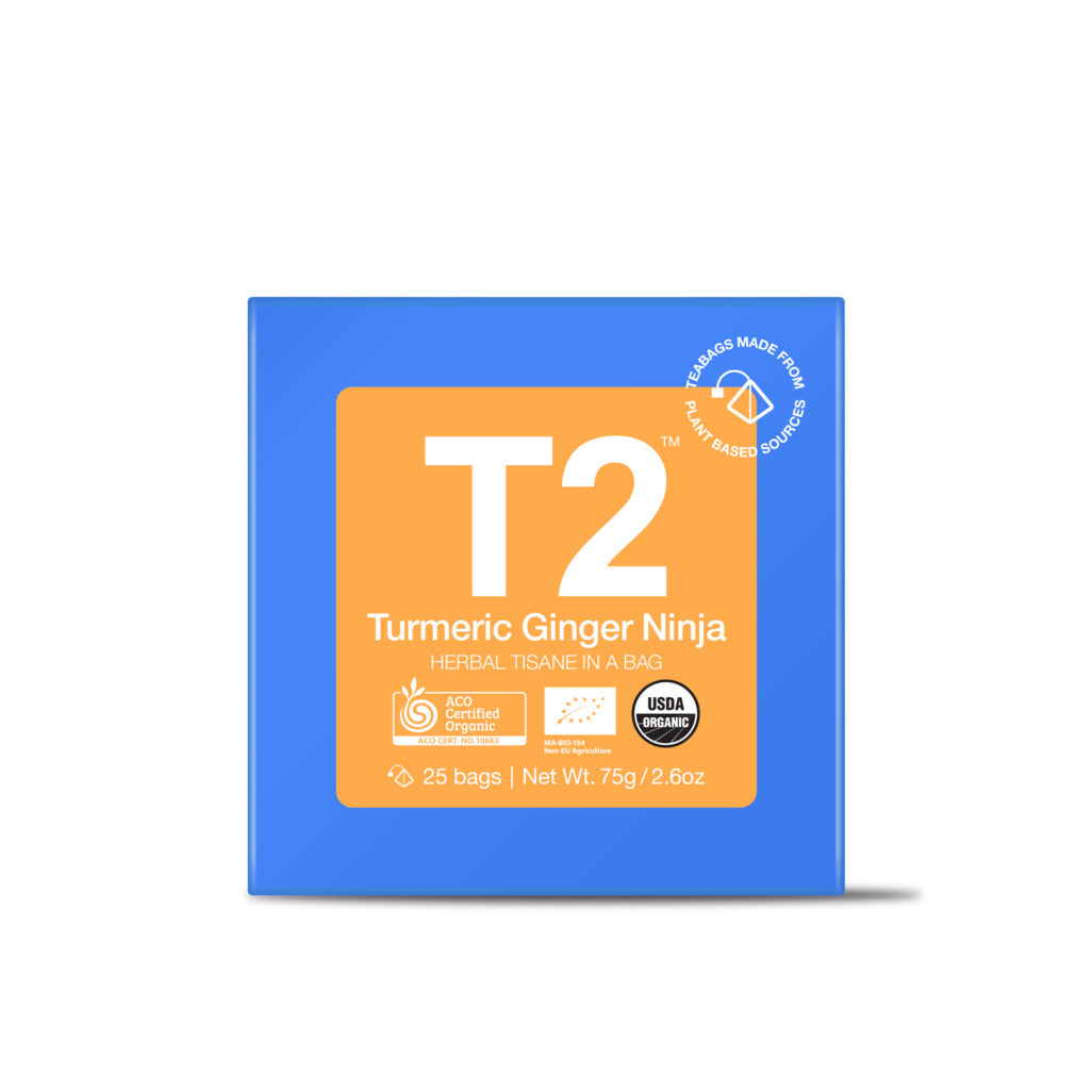 T2 Organic Turmeric Ginger Ninja Tea Bags