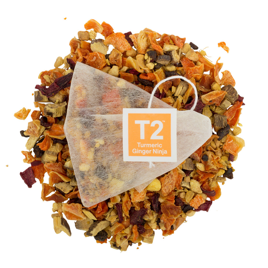 T2 Organic Turmeric Ginger Ninja Tea Bags