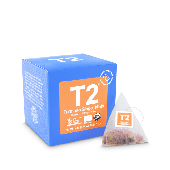 T2 Organic Turmeric Ginger Ninja Tea Bags