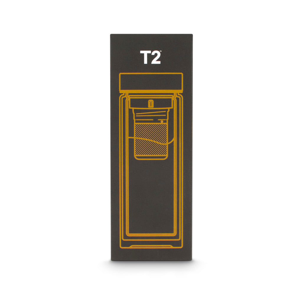 T2 Rose Gold Glass Flask