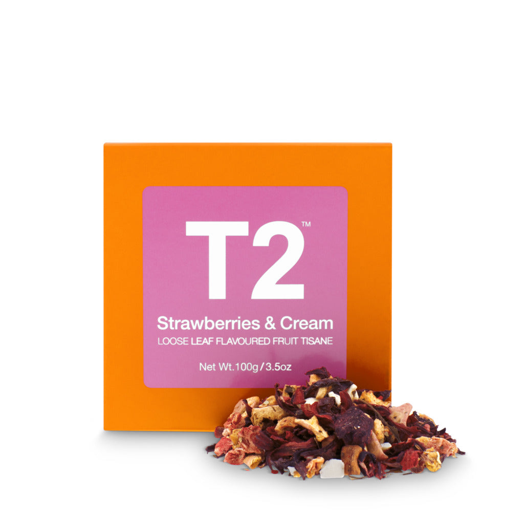 T2 Strawberries & Cream Loose Leaf