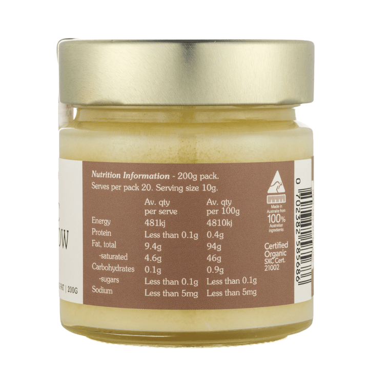 Organic Beef Tallow 200gm