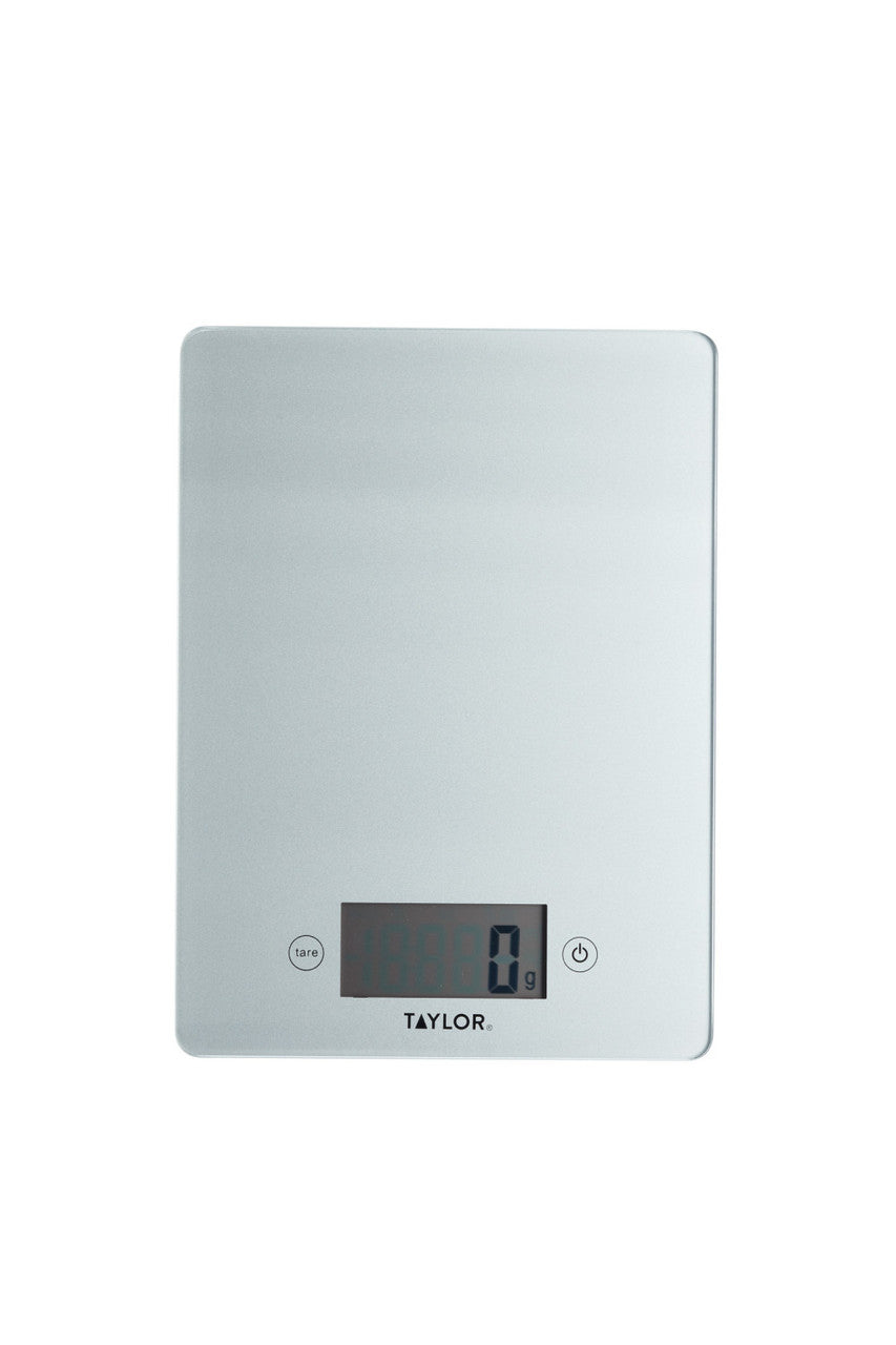 Taylor digital kitchen scale on a white background