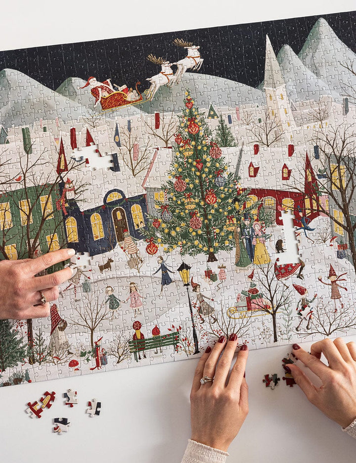 Bespoke Christmas Village 1000pc Puzzle