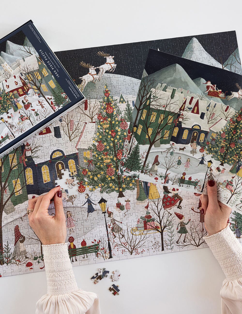 Bespoke Christmas Village 1000pc Puzzle