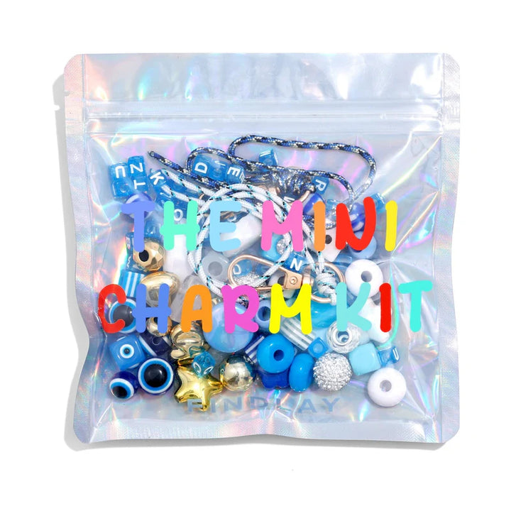 The mini charm kit on a white background