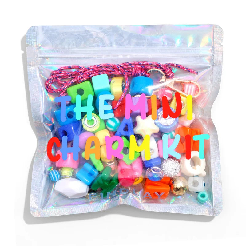 The mini charm kit on a white background