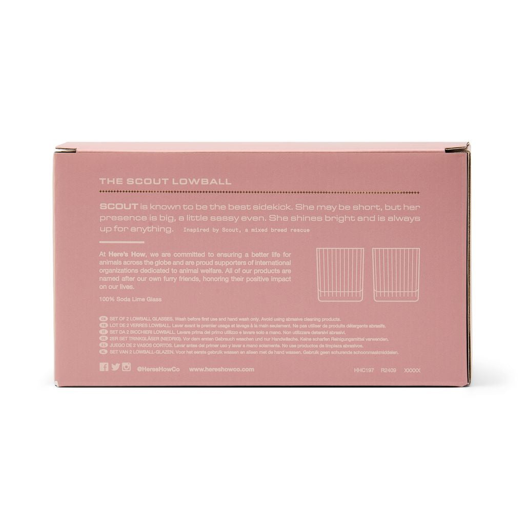 Pink box with text and graphics on a white background