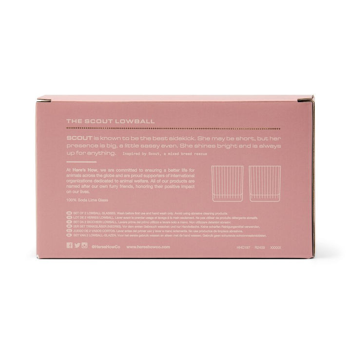 Pink box with text and graphics on a white background