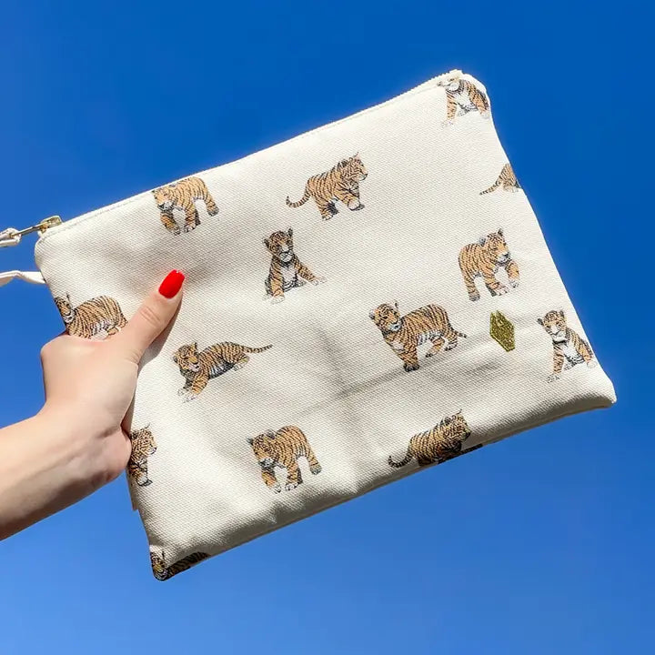 Zip Pouch: Tiger