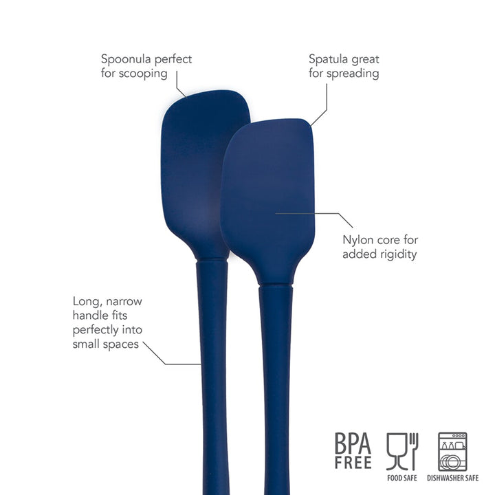 Tovolo Silicone Mini Spatula Set: Indigo