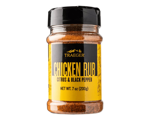 Traeger Chicken Rub with Citrus & Black Pepper on a white background