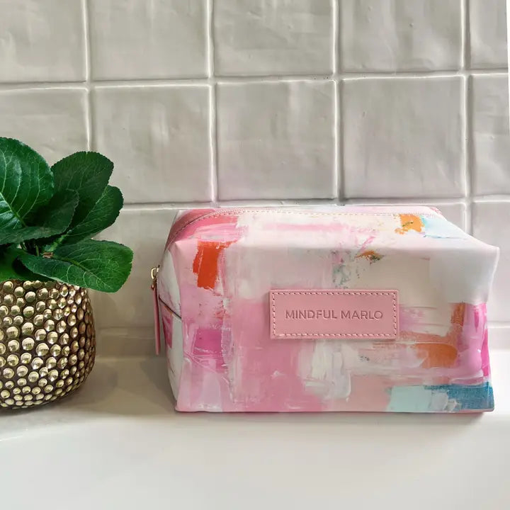 Cosmetic bag with &