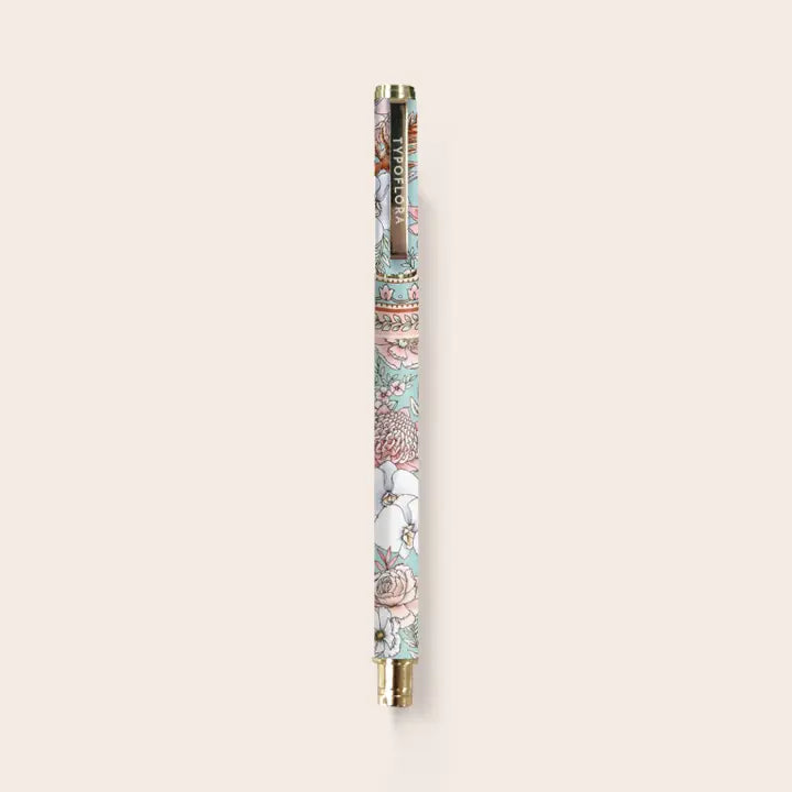 Bouquet in Soft Blue Rollerball Pen