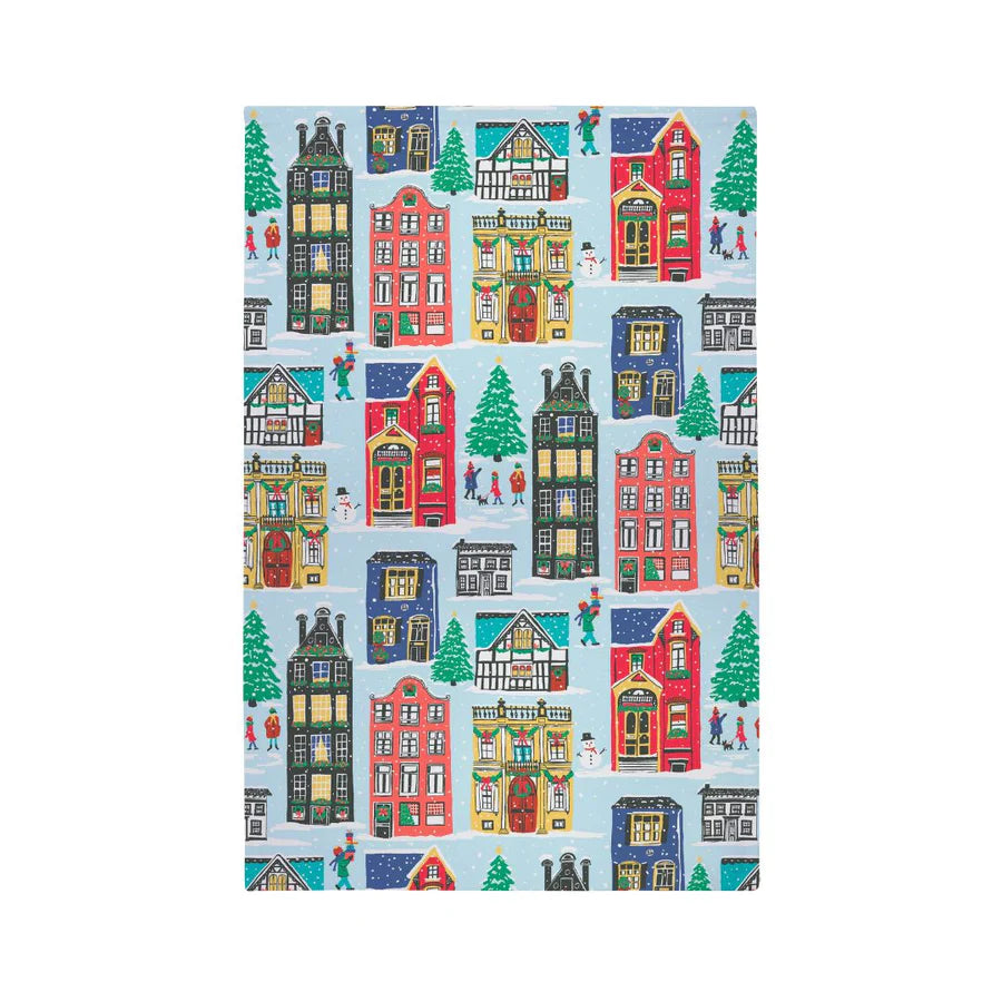 Ulster Weavers Christmas Houses Tea Towel