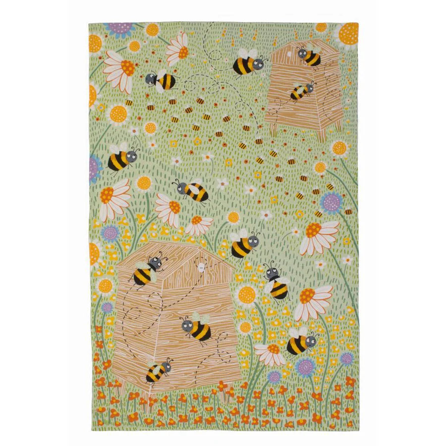 Ulster Weavers Daisy Bees Cotton Tea Towel