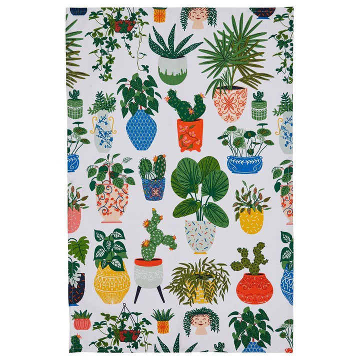 Ulster Weavers Pot Plants Cotton Tea Towel