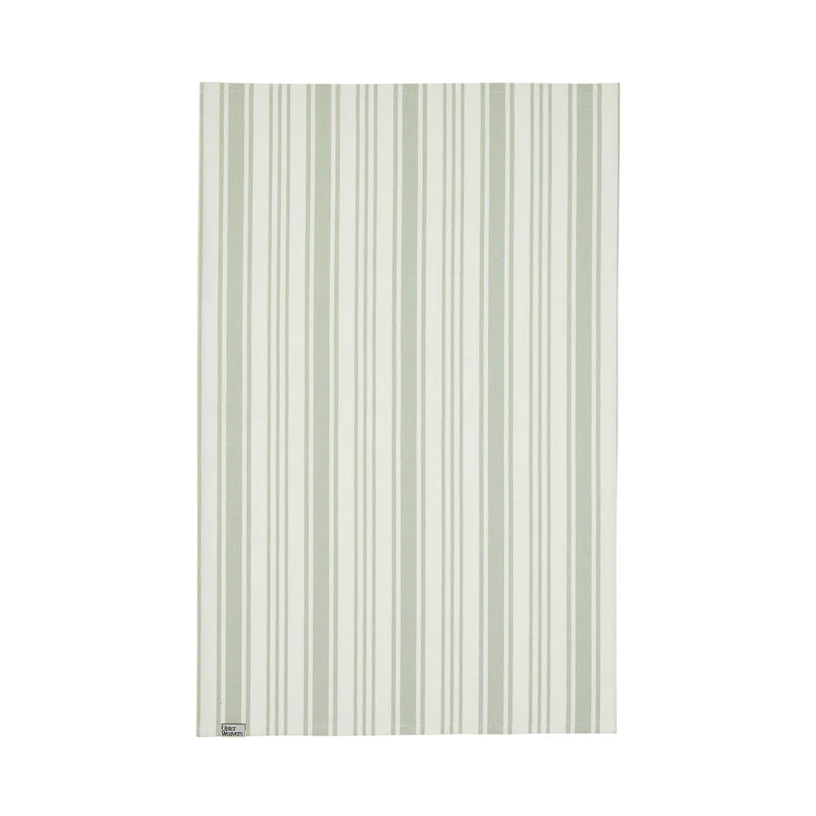 Ulster Weavers Sage Stripe Cotton Tea Towel