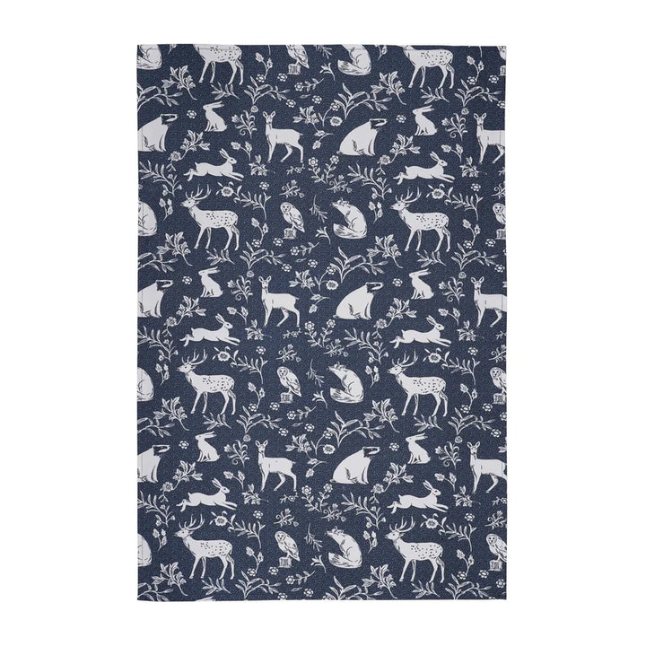 Ulster Weavers Navy Forest Friends Tea Towels 2pk