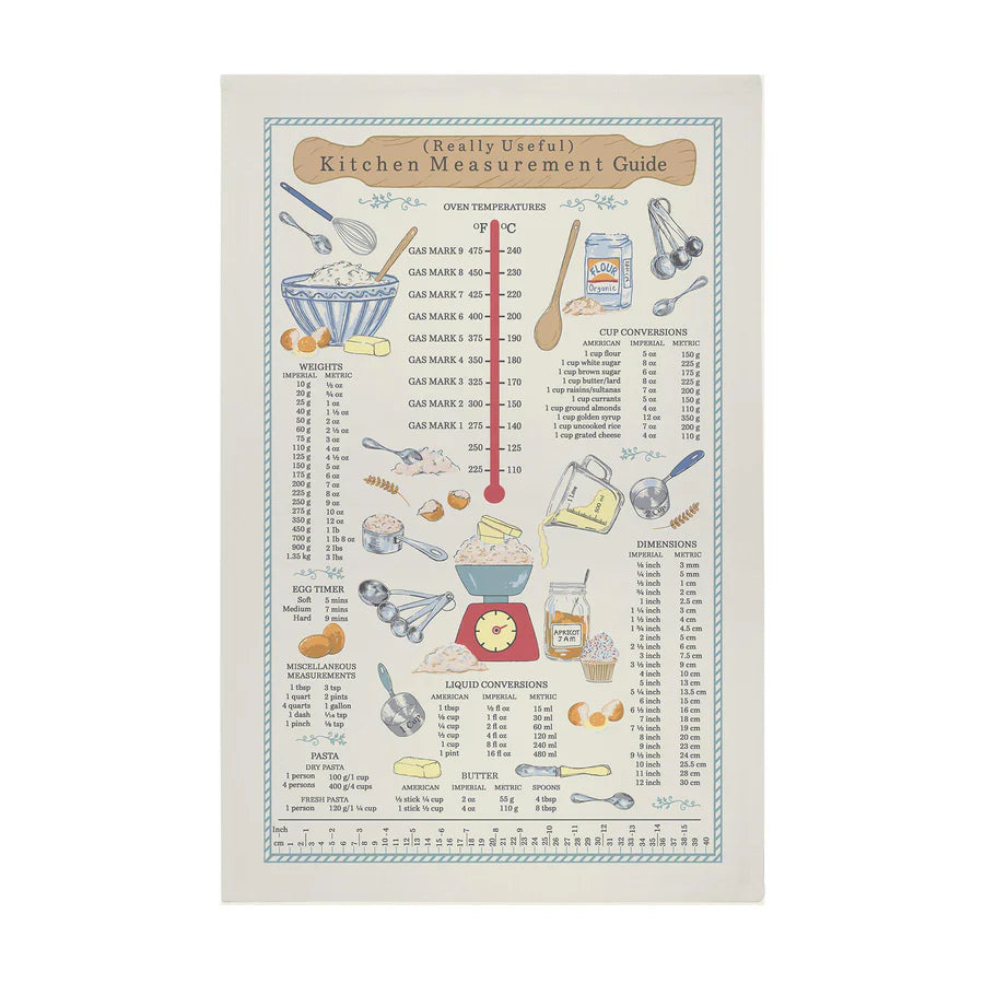 Ulster Weavers Kitchen Measurements Cotton Tea Towel