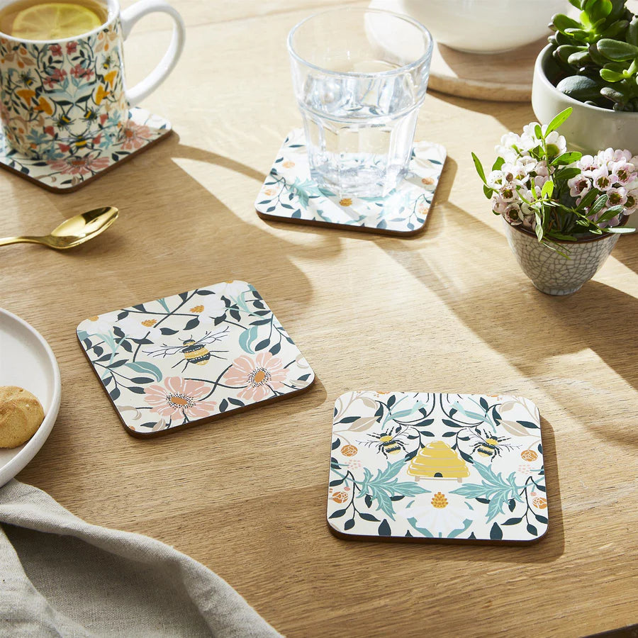 Ulster Weavers Bee Bloom Coasters