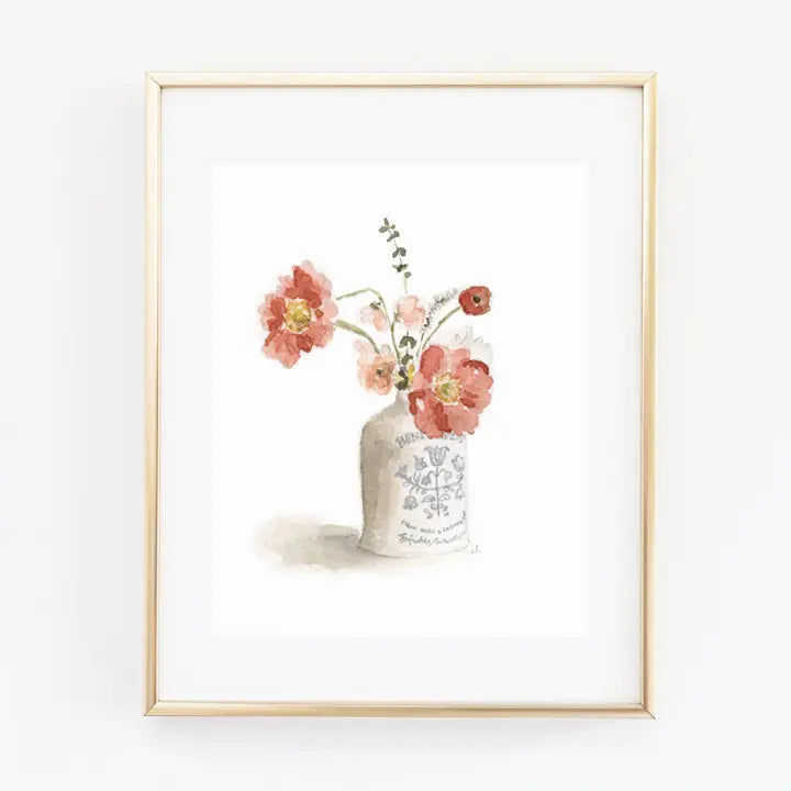 Vintage Bouquet Art Print