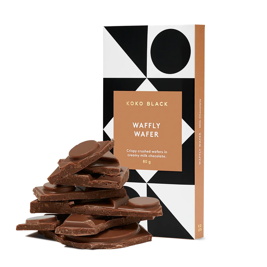 Koko Black Waffly Wafer Block 80gm