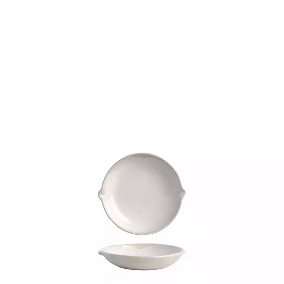 White Dish with Double Spout 16cm
