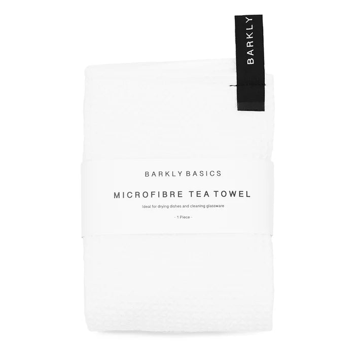 Microfibre Tea Towel: White