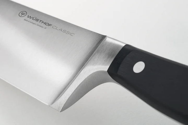 Wüsthof Classic knife on a light gray background