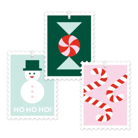 Christmas Stamps Gift Tags
