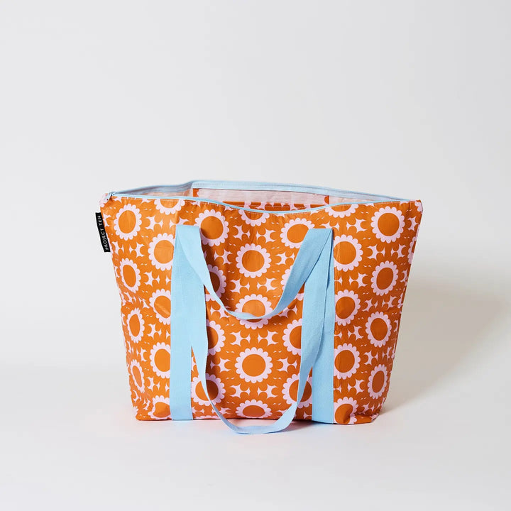 Zip Medium Tote: Geo Floral
