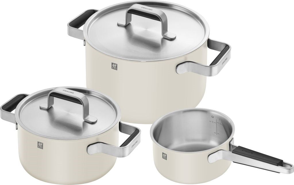 Zwilling Ivory 3 Piece Cookware Set