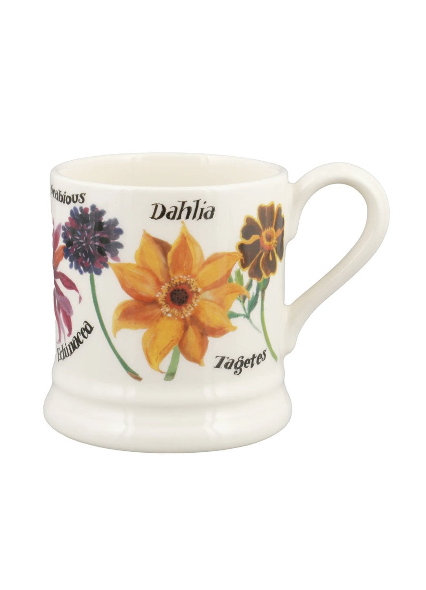 Autumn Flowers 1/2 Pint Mug