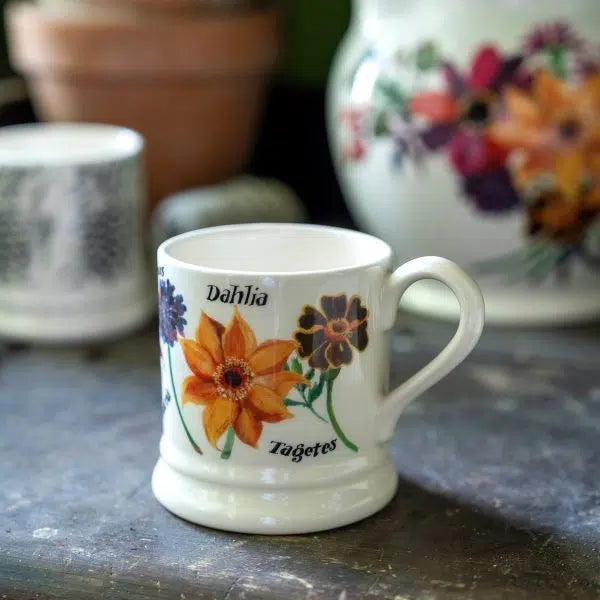 Autumn Flowers 1/2 Pint Mug
