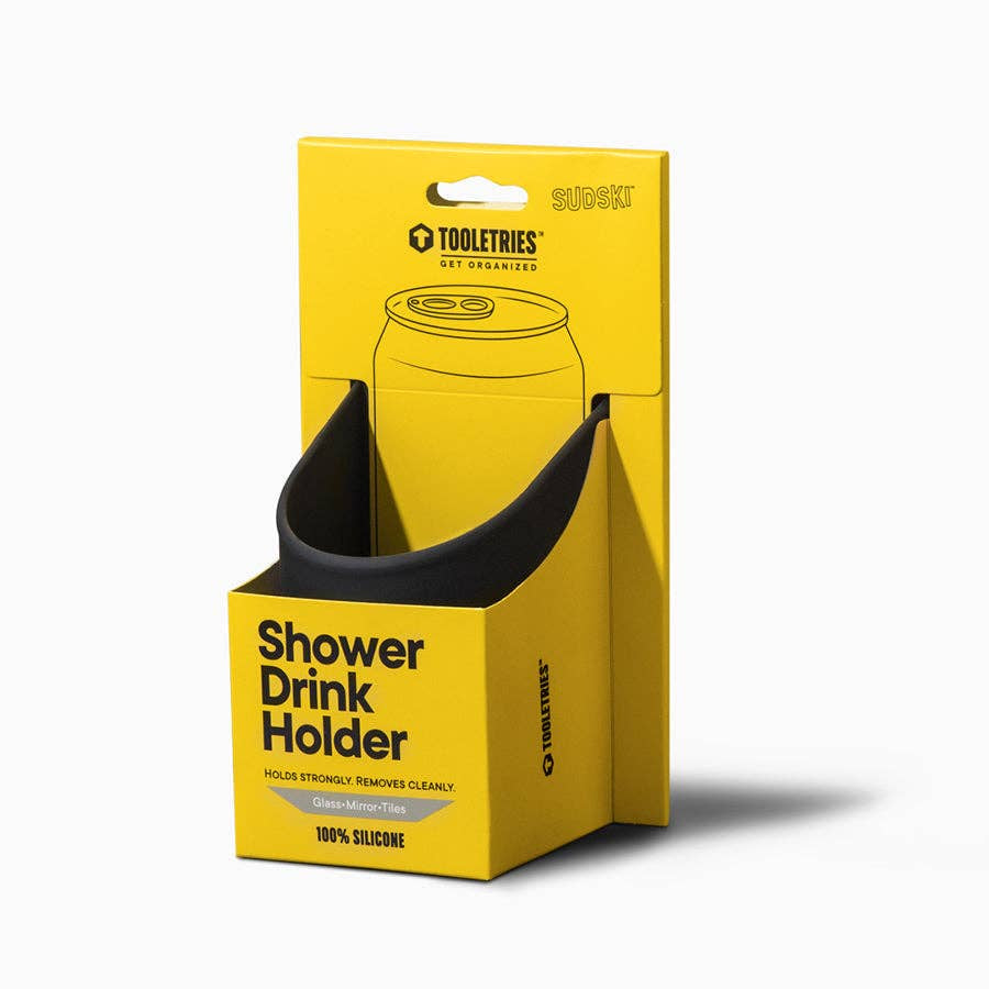 Shower Drink Holder: Charcoal
