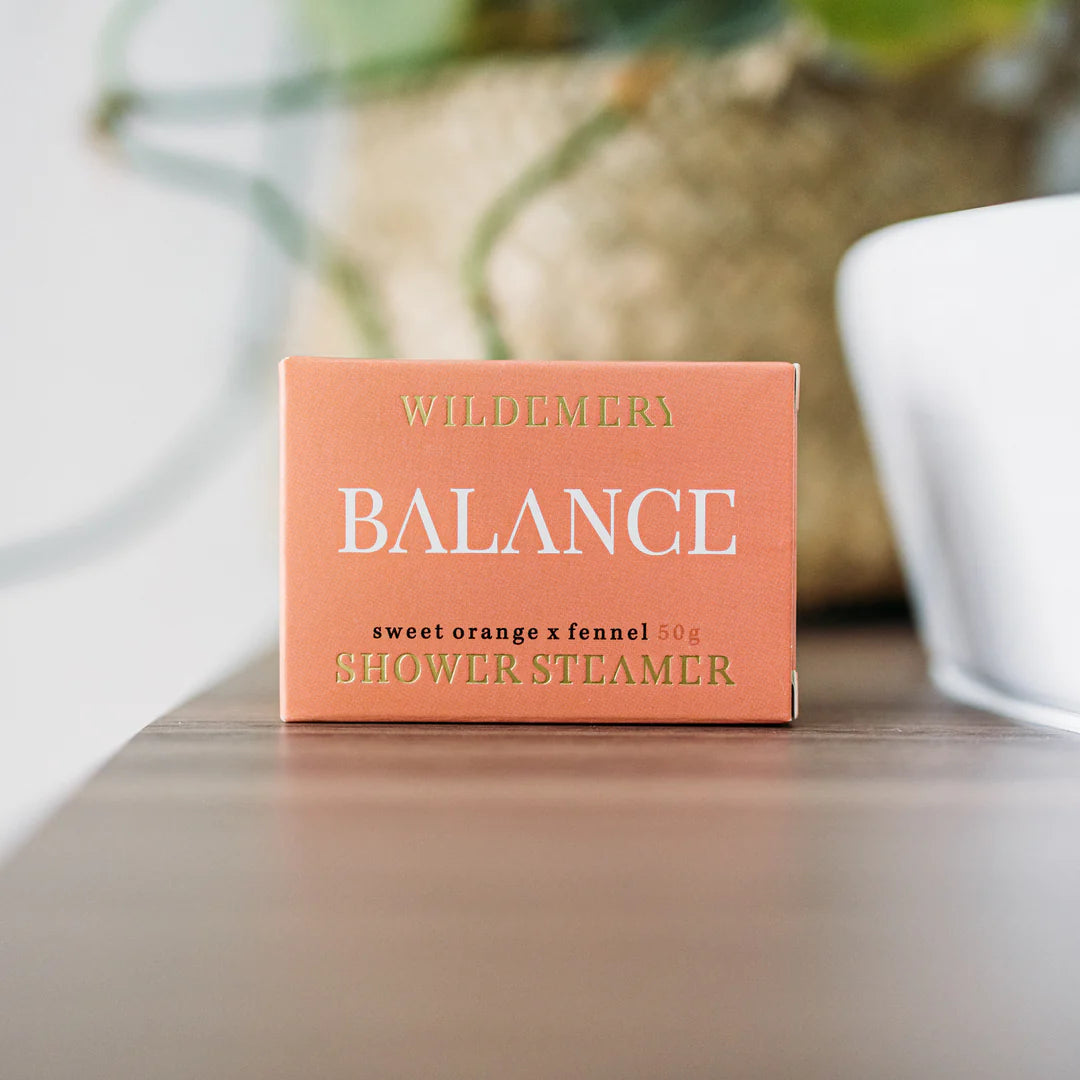 Wild Emery Shower Steamer: Balance