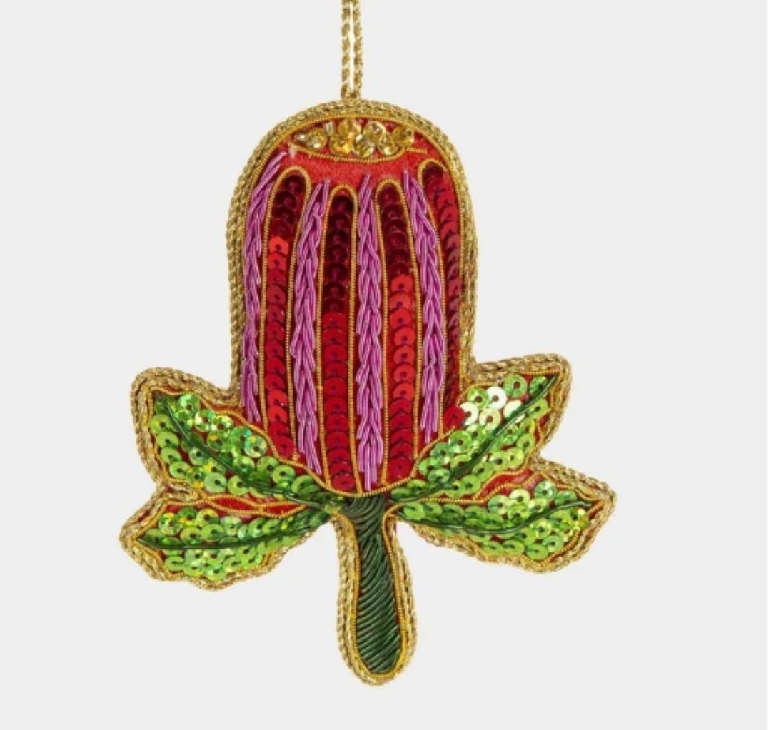 Banksia Sequin Ornament