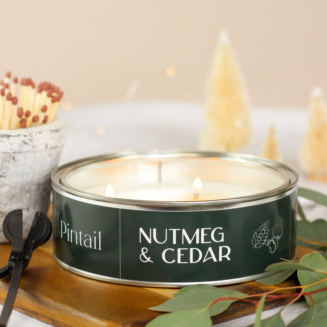 Pintail Nutmeg &amp; Cedar Triple Wick Candle