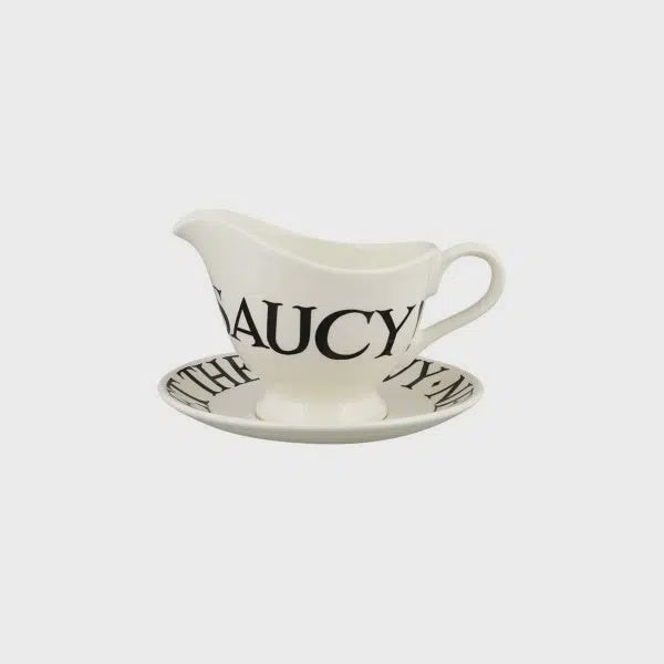 Black Toast Gravy Jug &amp; Stand *ARRIVING NEXT WEEK*