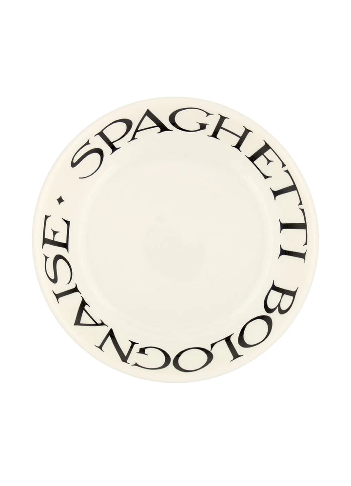 Black Toast Spaghetti Bolognese Medium Pasta Bowl *ARRIVING NEXT WEEK*