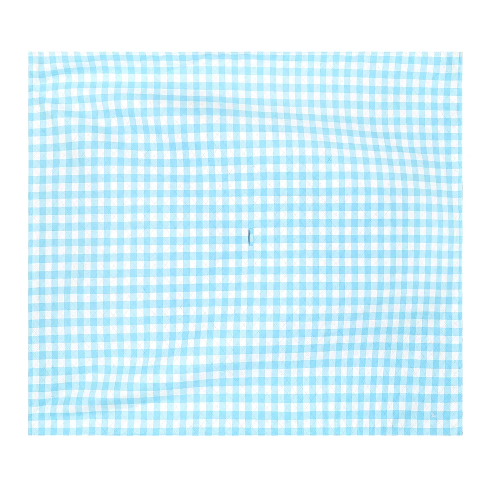 Blue Check Beach/ Picnic Blanket - XL