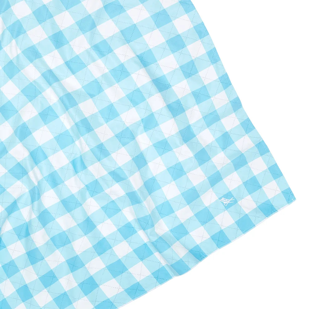 Blue Check Beach/ Picnic Blanket - XL