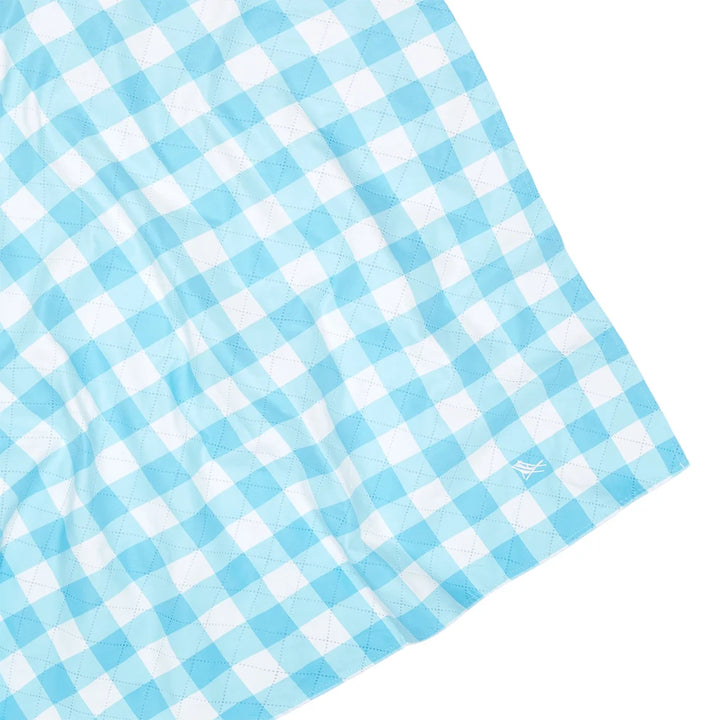 Blue Check Beach/ Picnic Blanket - XL