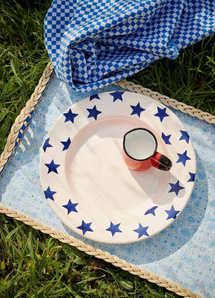 Blue Star Plate 10.5"