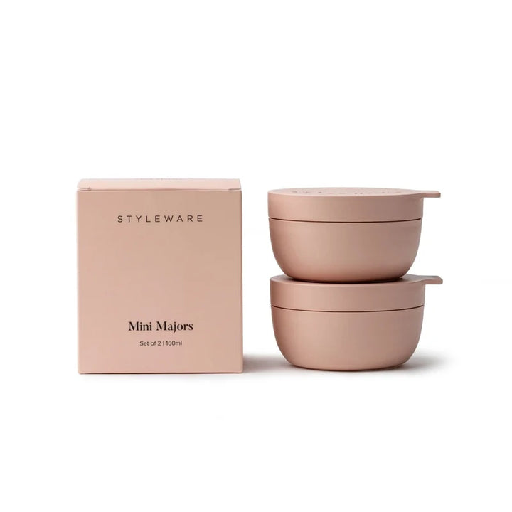 Blush Set of 2 Mini Majors