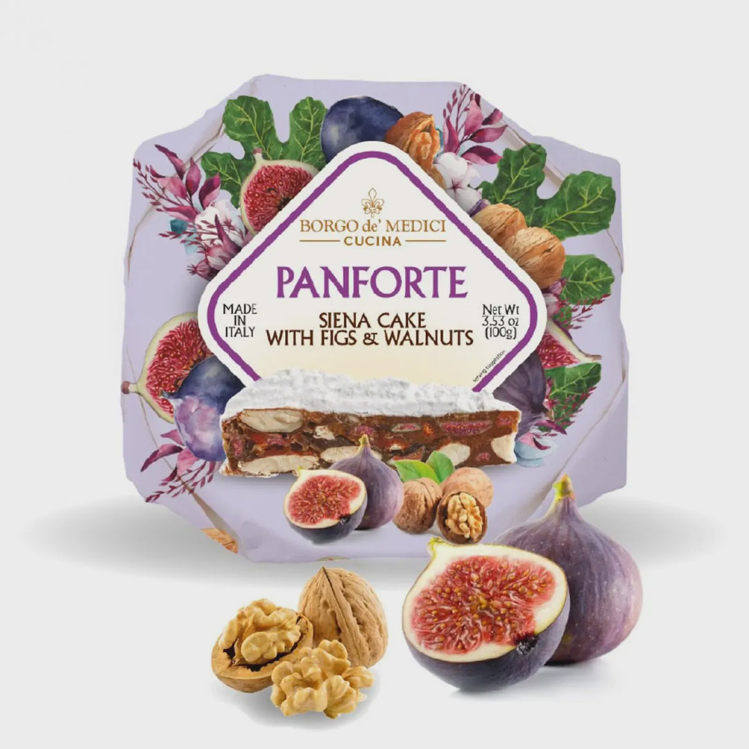 Borgo Fig &amp; Walnut Panforte 100gm