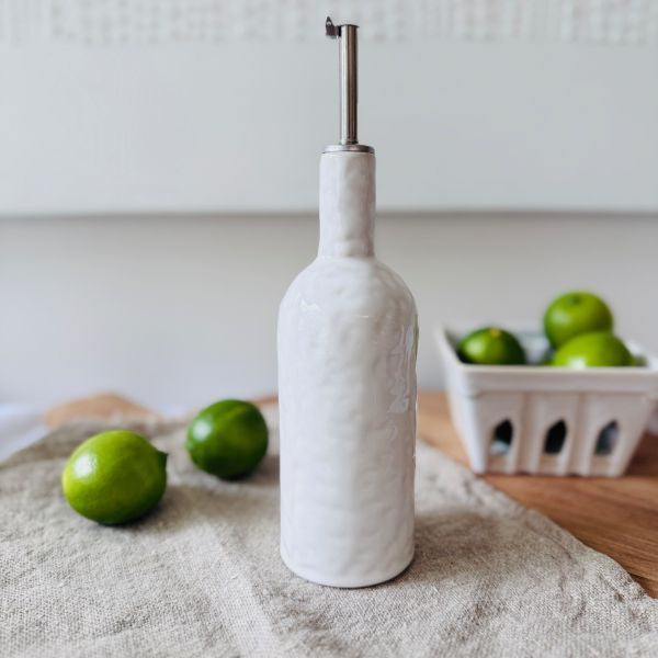 Ceramic Bottle with Pourer 26cm