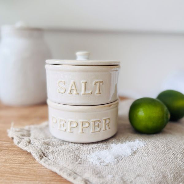 Ceramic Salt &amp; Pepper Stack